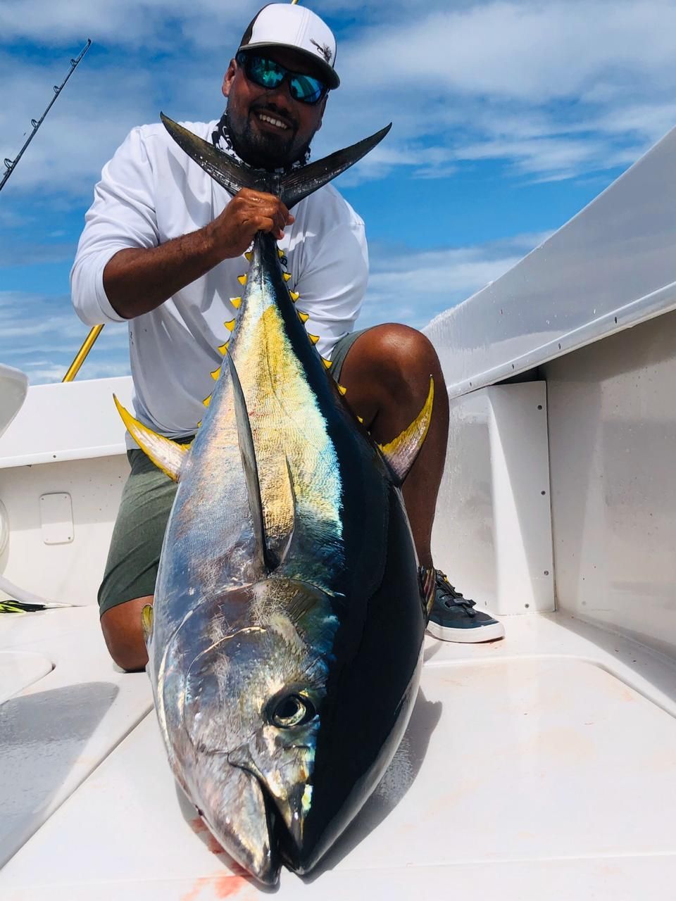 Tuna on boat